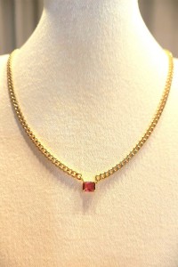 Chain & Color Necklace