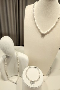 BJ Ribbon Pearl Bracelet